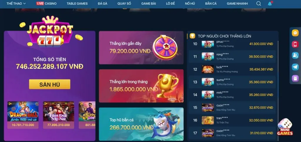 Rút tiền nhanh hơn tại 888slots VIP